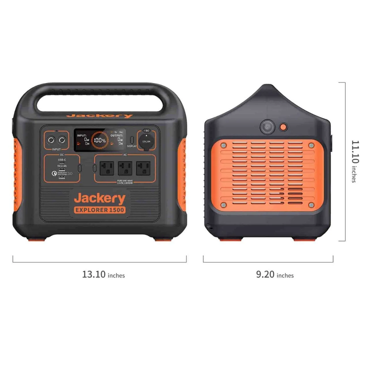 Jackery Solar Generator 1500 (Jackery 1500   2 X SolarSaga 100W)