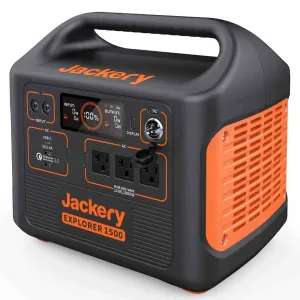 Jackery Solar Generator 1500 (Jackery 1500   2 X SolarSaga 100W)