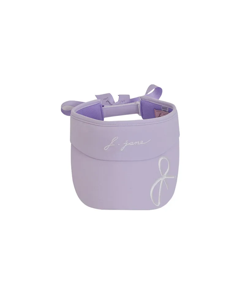 J.Jane Logo Ribbon Suncap - Lavender