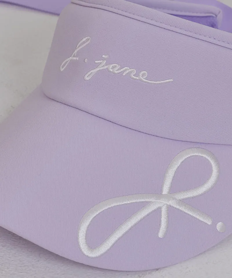 J.Jane Logo Ribbon Suncap - Lavender