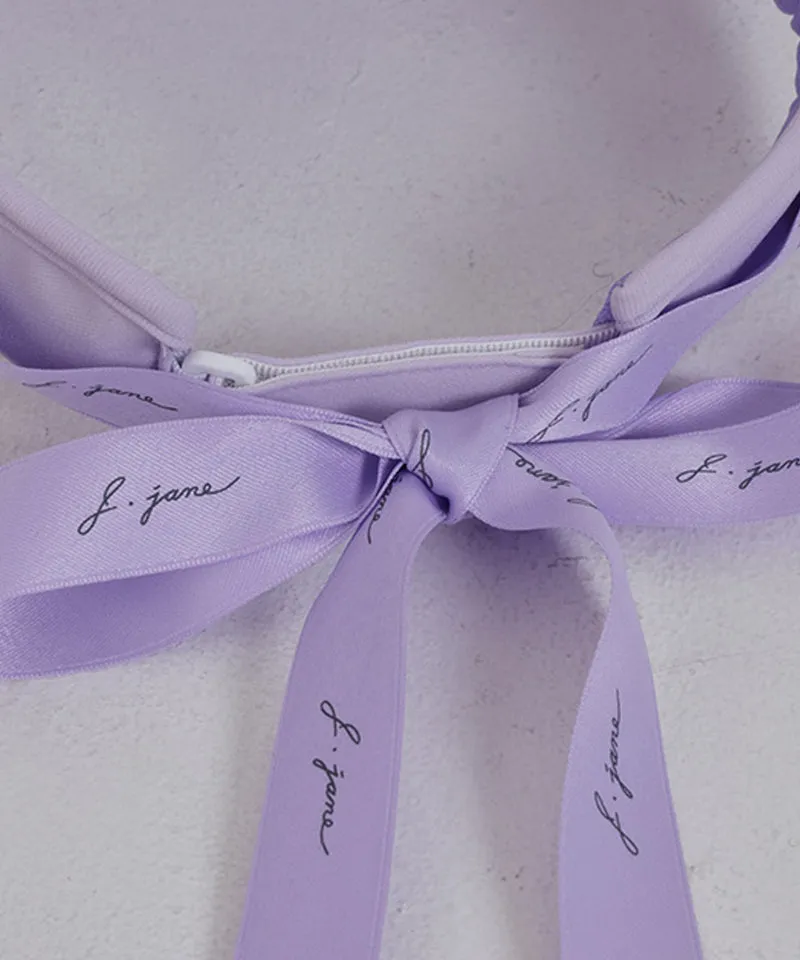 J.Jane Logo Ribbon Suncap - Lavender