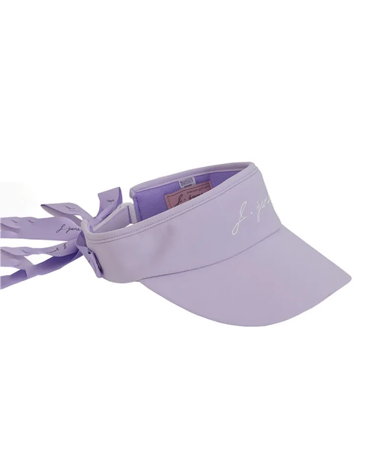 J.Jane Logo Ribbon Suncap - Lavender