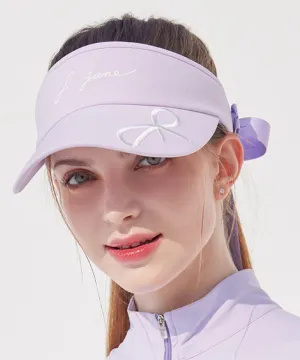 J.Jane Logo Ribbon Suncap - Lavender