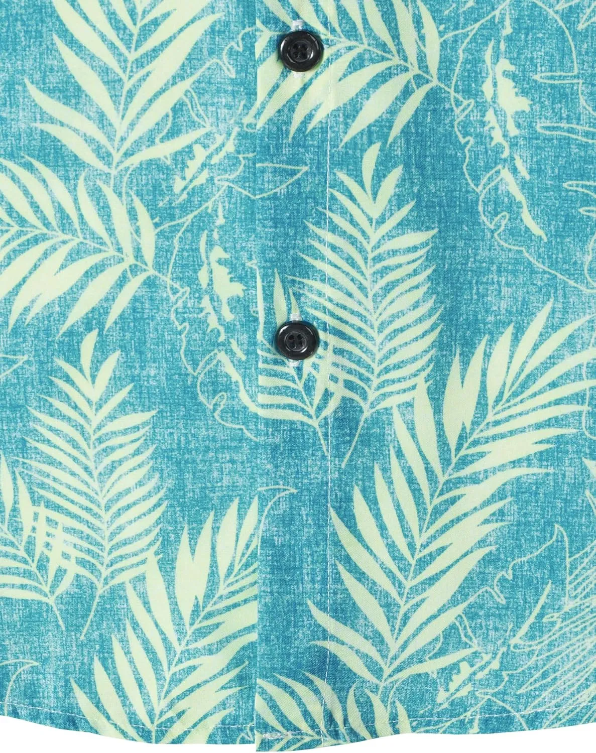 JOGAL Mens Floral Hawaiian Shirt Front Pocket Casual Aloha Shirts