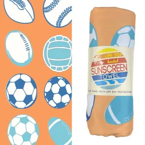 Kids Hooded UPF 50  Sunscreen Towel (Sports)