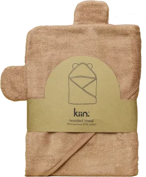 KIIN BABY HOODED TOWEL BLUSH