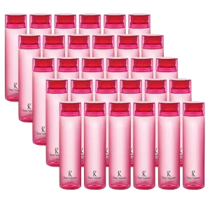 Kuber Industries BPA Free Plastic Water Bottles | Breakproof, Leakproof, Food Grade PET Bottles | Water Bottle for Kids & Adults | Plastic Bottle Set of 6 |Pink (Pack Of 5)