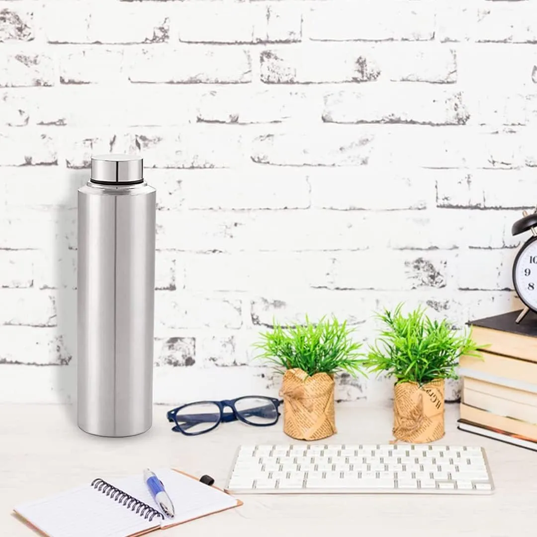 Kuber Industries Stainless Steel Water Bottle, Set of 4, 1000 ml Each (Pack of 5)