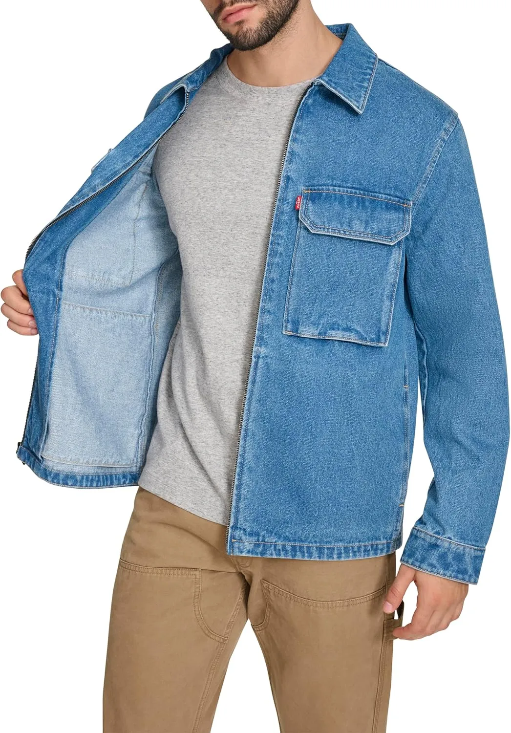 Levi's Men's 2-Chest Pocket Workwear Shacket
