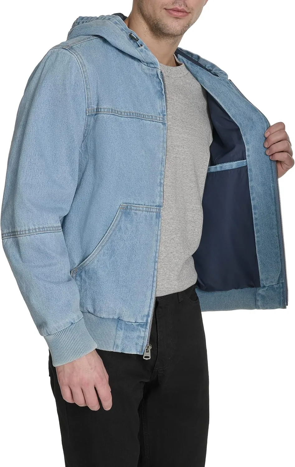 Levi's Men's Workwear Cotton Canvas Hoody Bomber Jacket (Regular & Big & Tall Sizes)