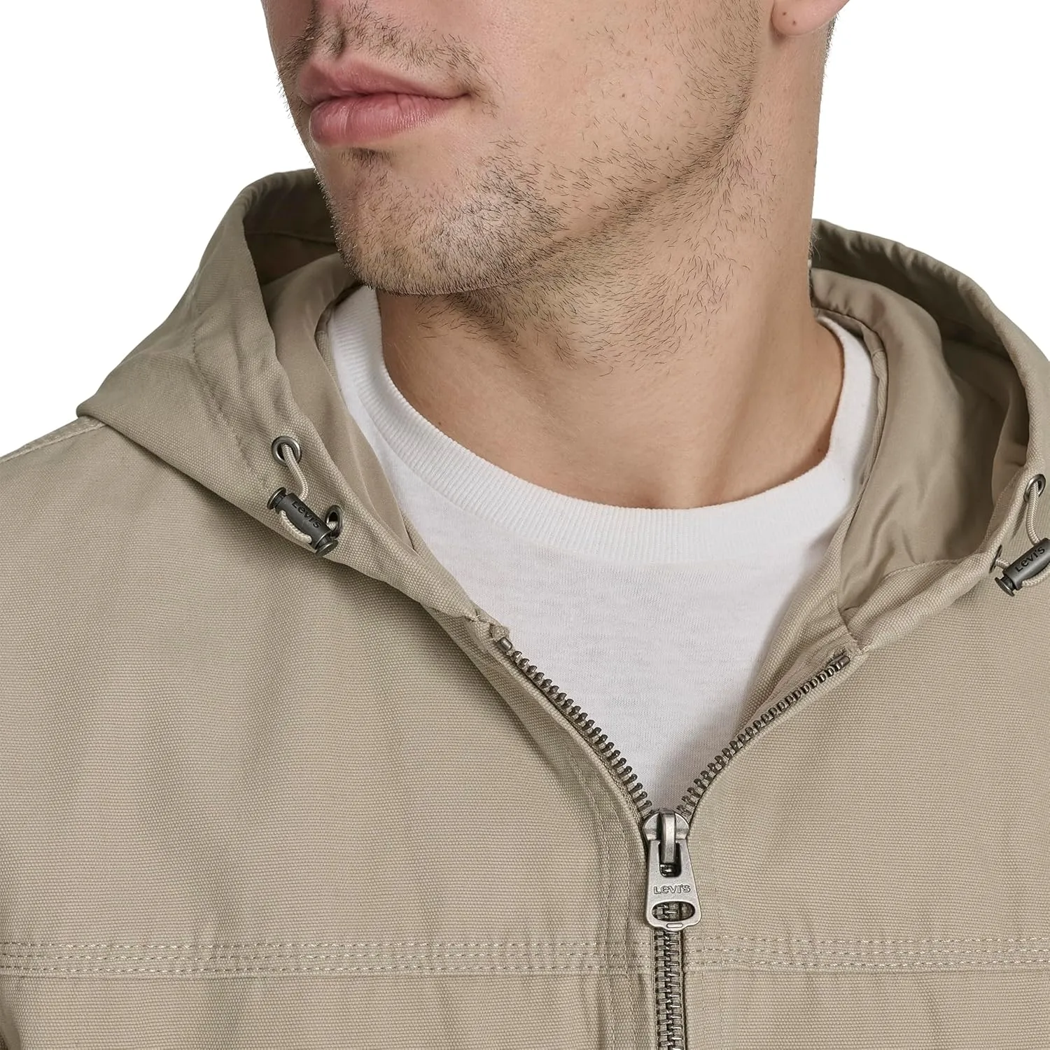 Levi's Men's Workwear Cotton Canvas Hoody Bomber Jacket (Regular & Big & Tall Sizes)