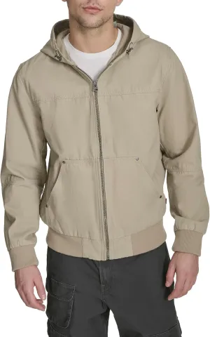 Levi's Men's Workwear Cotton Canvas Hoody Bomber Jacket (Regular & Big & Tall Sizes)