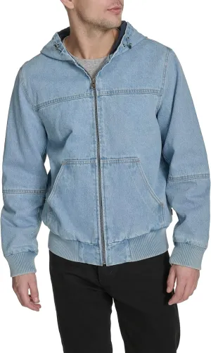 Levi's Men's Workwear Cotton Canvas Hoody Bomber Jacket (Regular & Big & Tall Sizes)