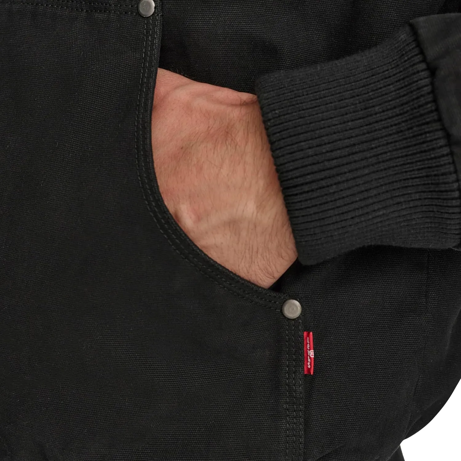 Levi's Men's Workwear Cotton Canvas Hoody Bomber Jacket (Regular & Big & Tall Sizes)
