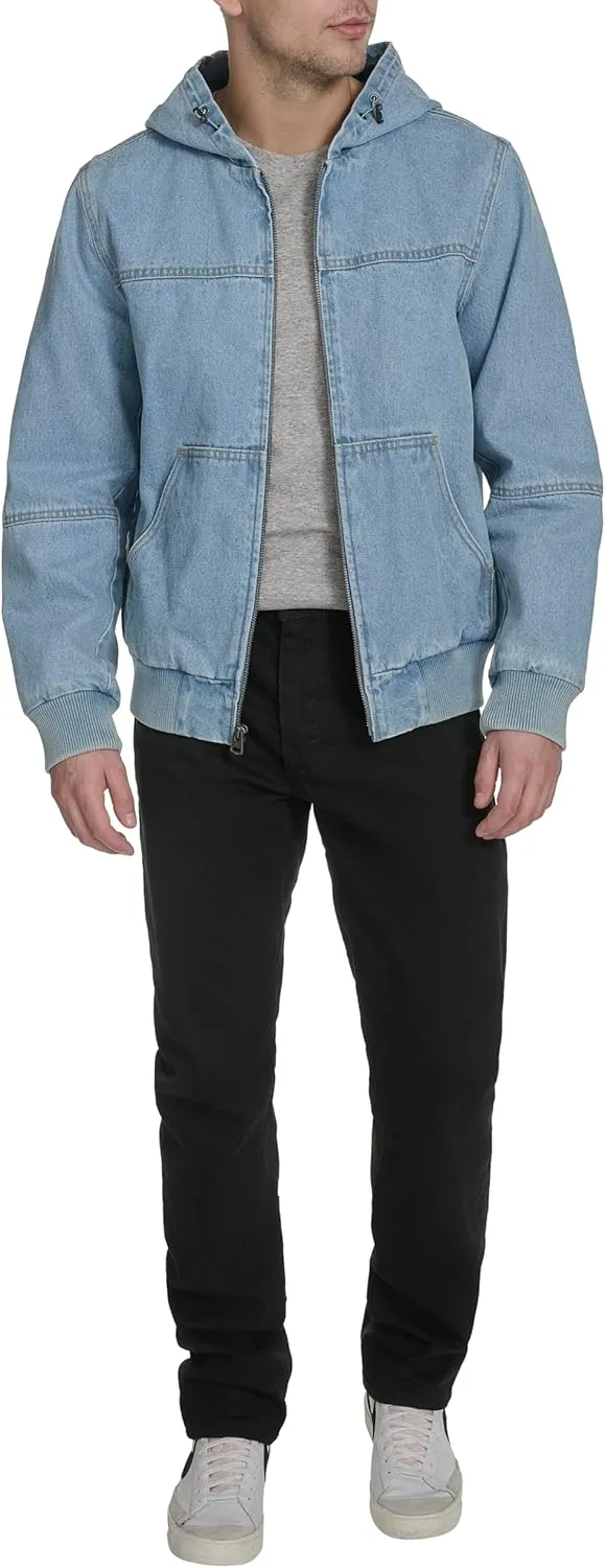 Levi's Men's Workwear Cotton Canvas Hoody Bomber Jacket (Regular & Big & Tall Sizes)