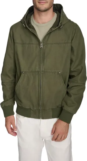 Levi's Men's Workwear Cotton Canvas Hoody Bomber Jacket (Regular & Big & Tall Sizes)