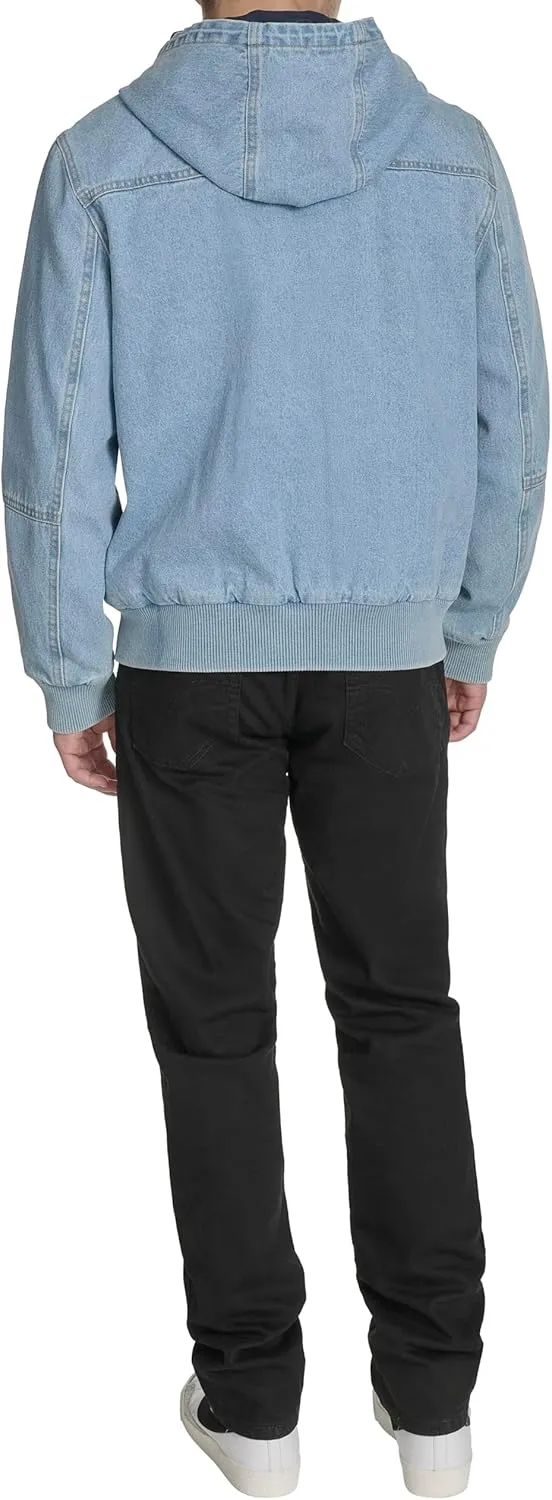 Levi's Men's Workwear Cotton Canvas Hoody Bomber Jacket (Regular & Big & Tall Sizes)