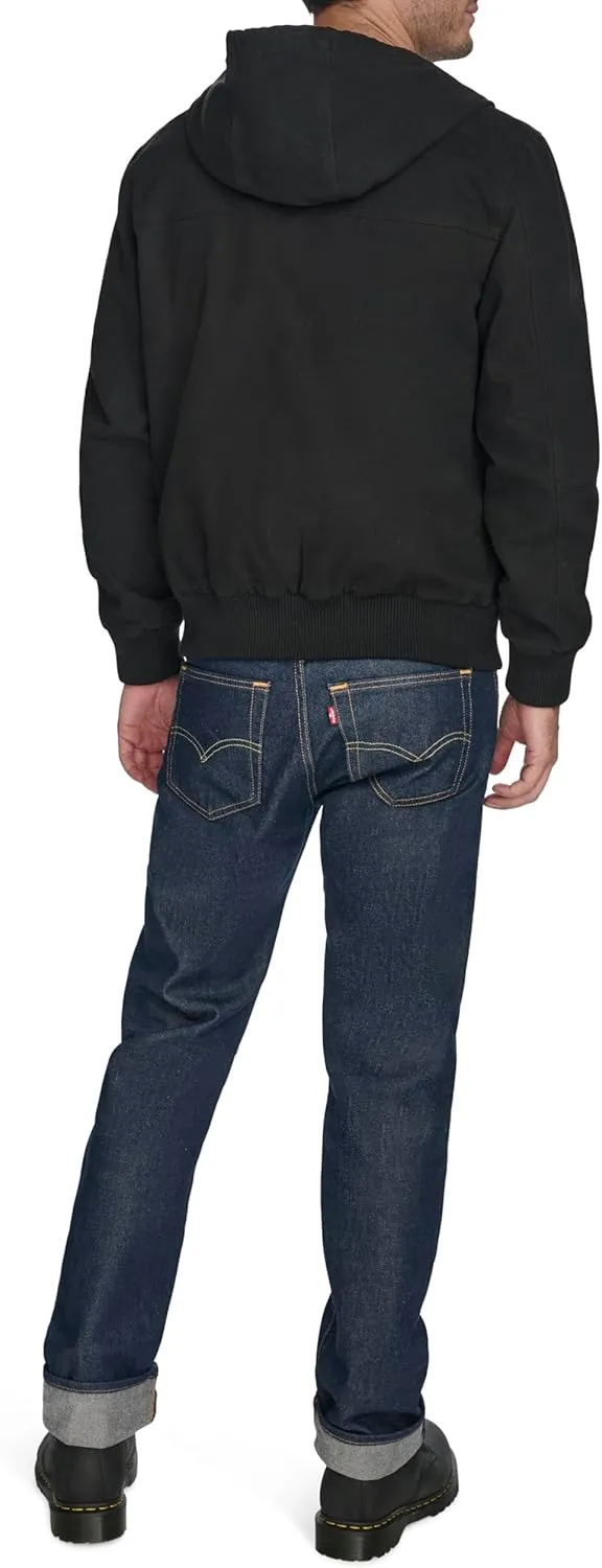 Levi's Men's Workwear Cotton Canvas Hoody Bomber Jacket (Regular & Big & Tall Sizes)