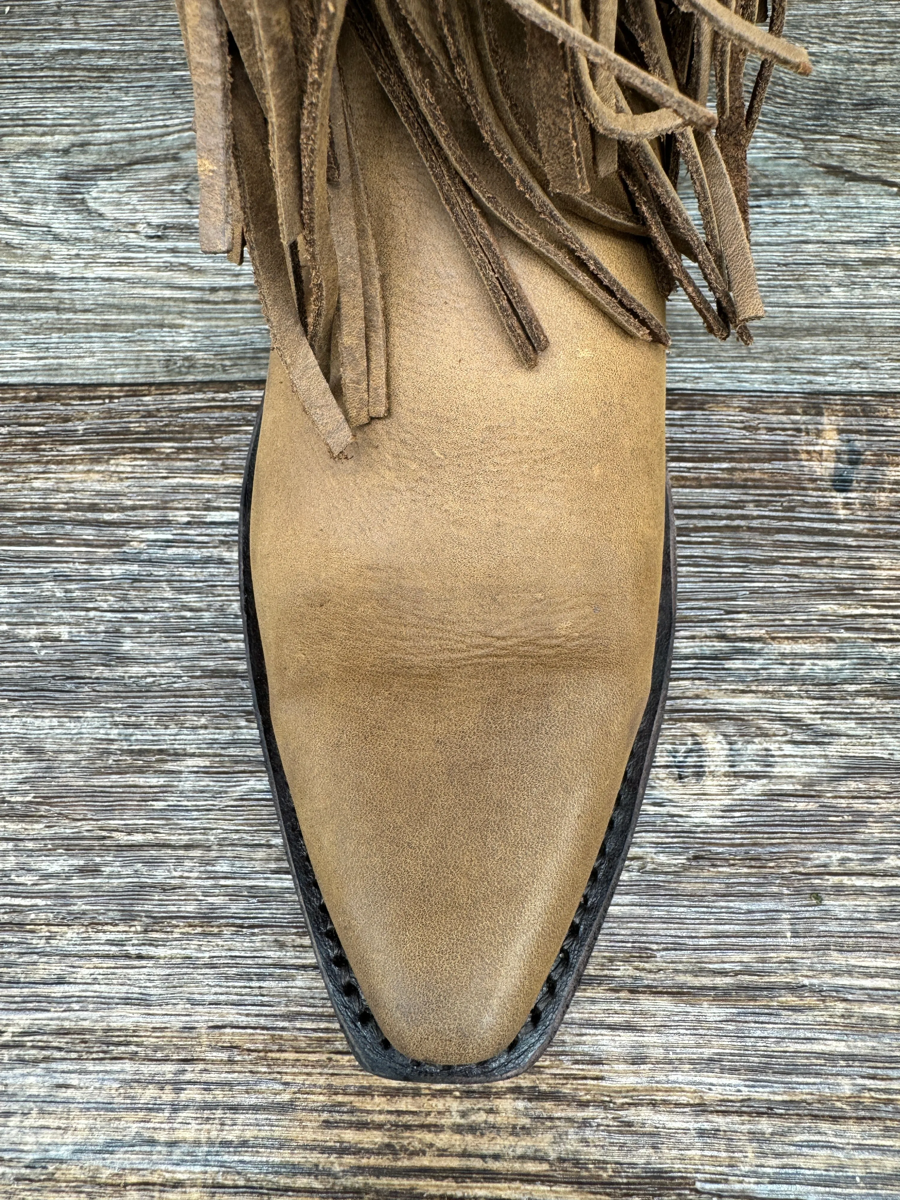 LF1585 Women's Fringe Snip Toe Western Boot by Old West