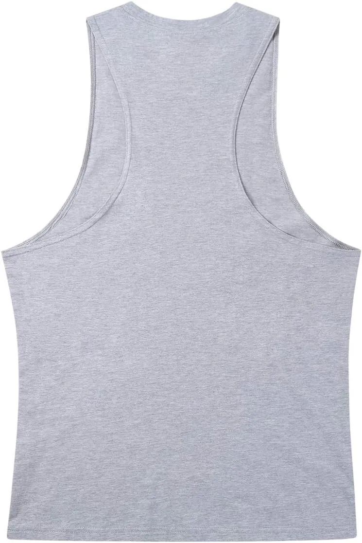 Lift Men's Bodybuilding Gym Tank Tops Workout Stringer Sleeveless Shirts Vest Cotton