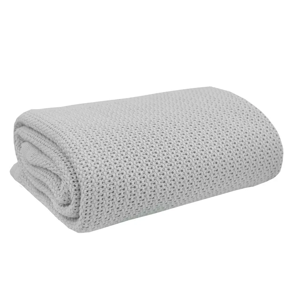 Living Textiles Organic Cellular Blanket - Cot