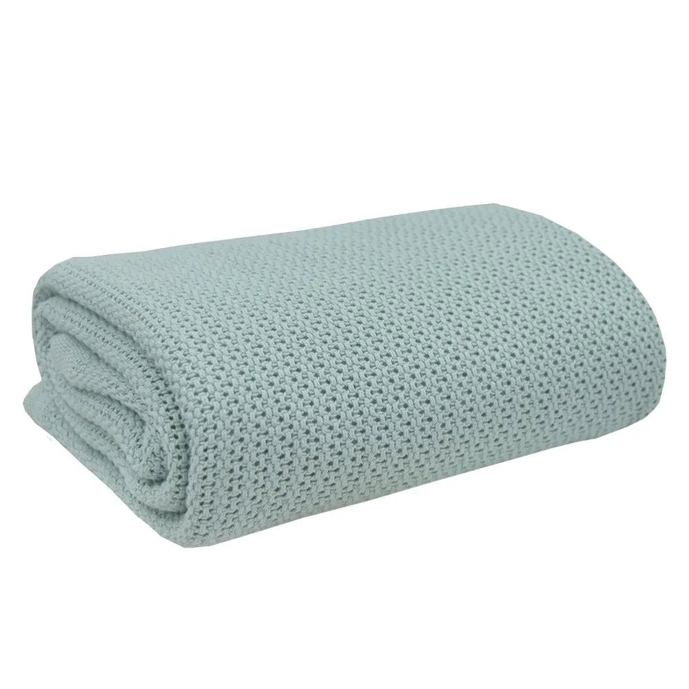 Living Textiles Organic Cellular Blanket - Cot