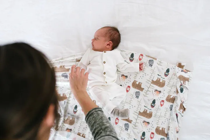 Lumberjack Swaddle Blanket