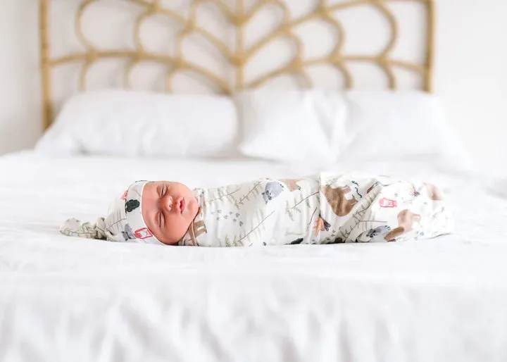 Lumberjack Swaddle Blanket