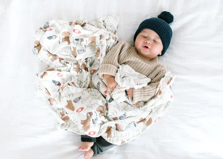 Lumberjack Swaddle Blanket