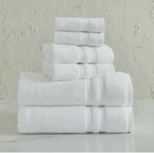 Luxury Cotton Textured Bath Towel Set: 6/10/18-Piece Collection for Enhanced Bathroom Elegance