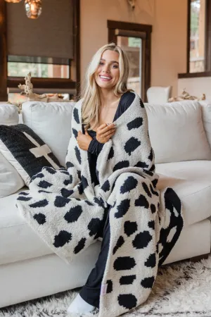 Make Me Believe Small Leopard Spotted Blanket FINAL SALE