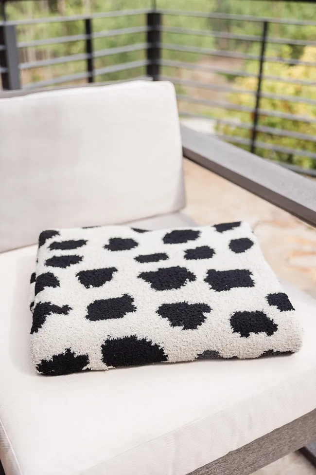 Make Me Believe Small Leopard Spotted Blanket FINAL SALE