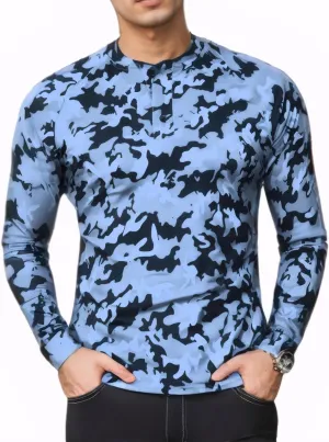 M&F EVENMINE Men's Short/Long Sleeve Shirt Athletic Polo Golf Shirts for Men Collarless Tshirt