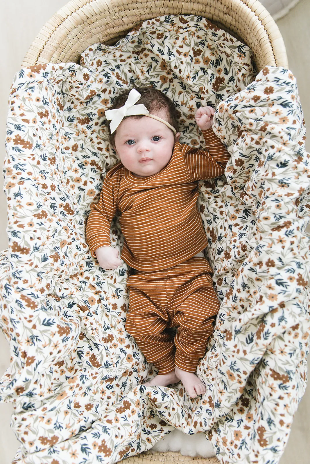 Mebie Baby Muslin Swaddle - Harvest Floral
