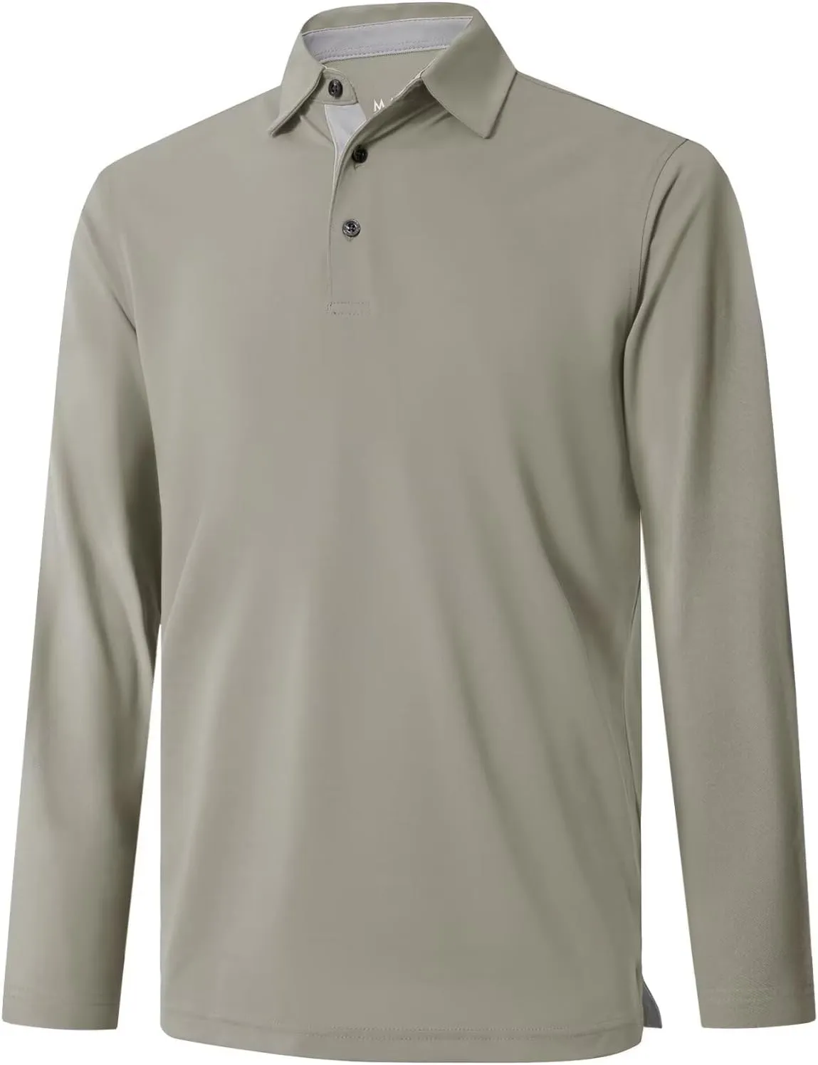 Mens Golf Shirt Short and Long Sleeve Moisture Wicking Dry Fit Performance Solid Casual Pique Golf Polo Shirts for Men
