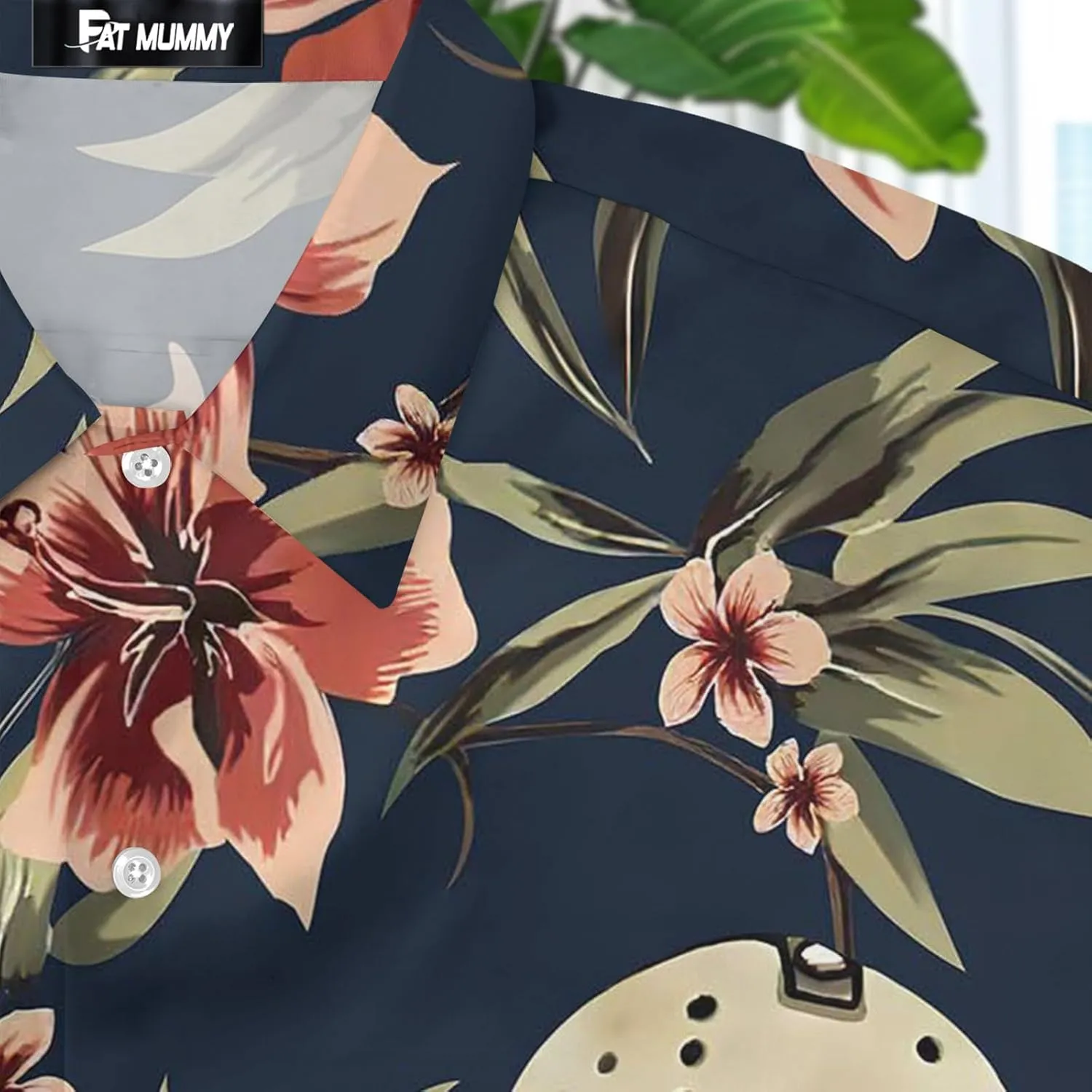 Mens Halloween Hawaiian Shirt, Horror Friends Shirts for Men Women Short Sleeve