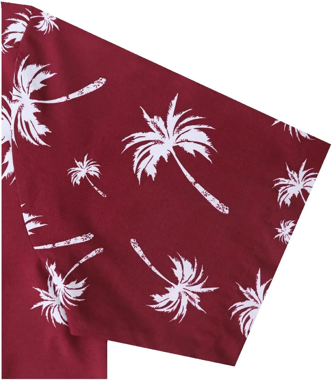 Men's Hawaiian Shirt Short Sleeve Summer Button Down Beach Dress Aloha Shirts