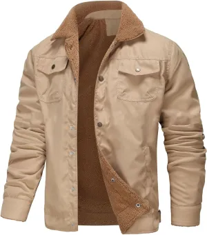 Men's Jacket Padded Cotton Workwear Coat