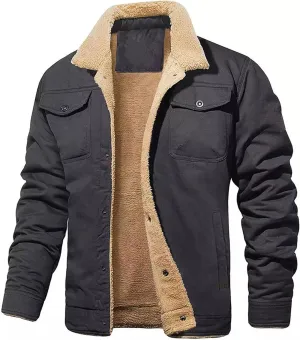 Men's Jacket Padded Cotton Workwear Coat