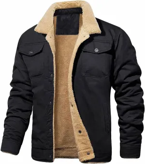 Men's Jacket Padded Cotton Workwear Coat