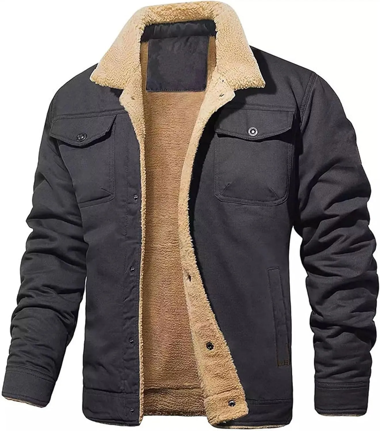 Men's Jacket Padded Cotton Workwear Coat