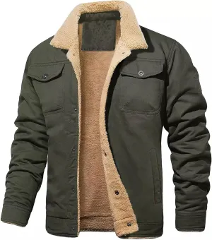 Men's Jacket Padded Cotton Workwear Coat