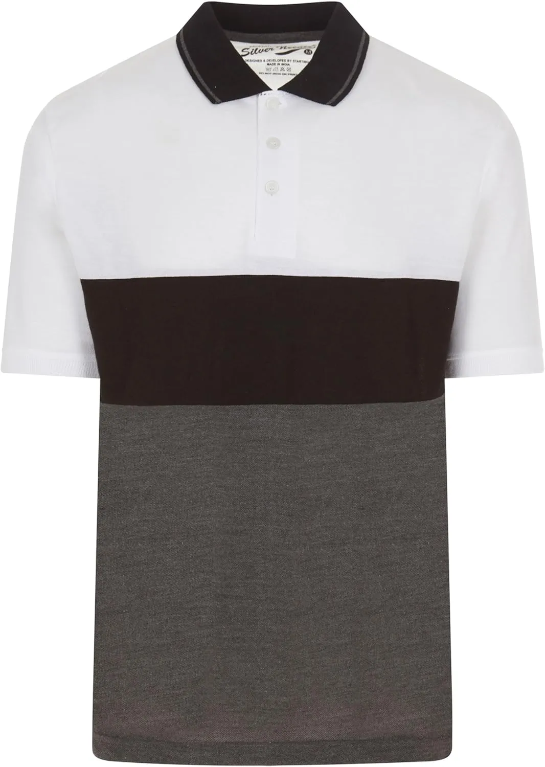 Men's Pique Polo Shirts Short Sleeve Pack of 4