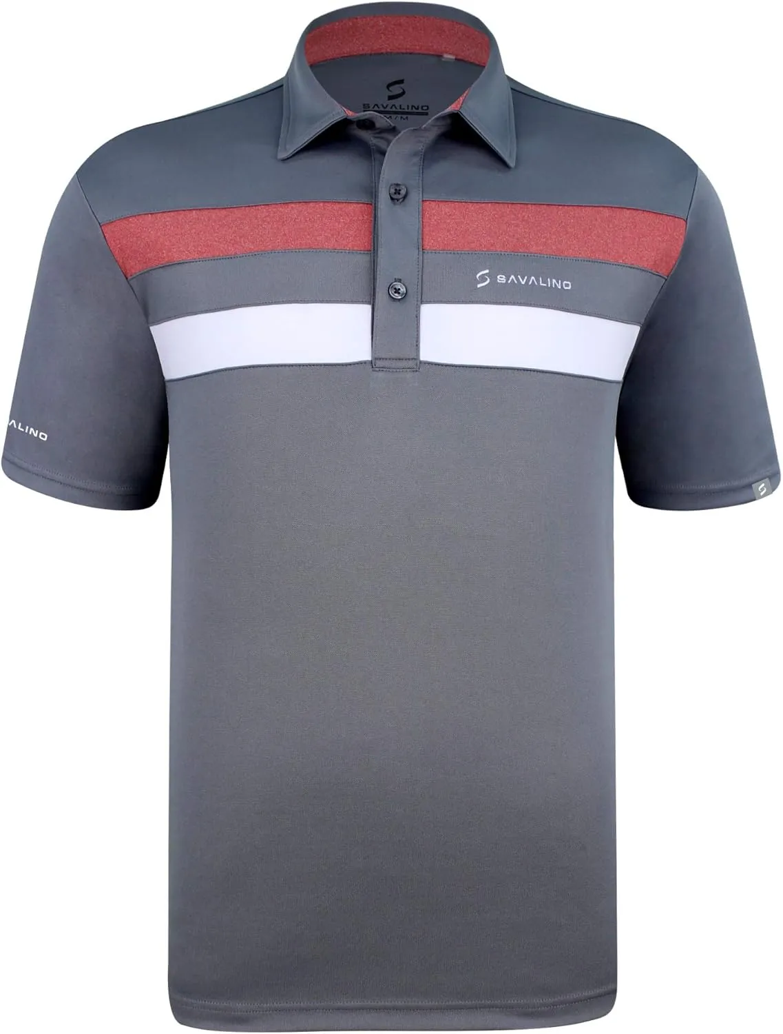 Men's Polo Shirts Material Wicks Sweat & Dries Fast, Size S-5XL