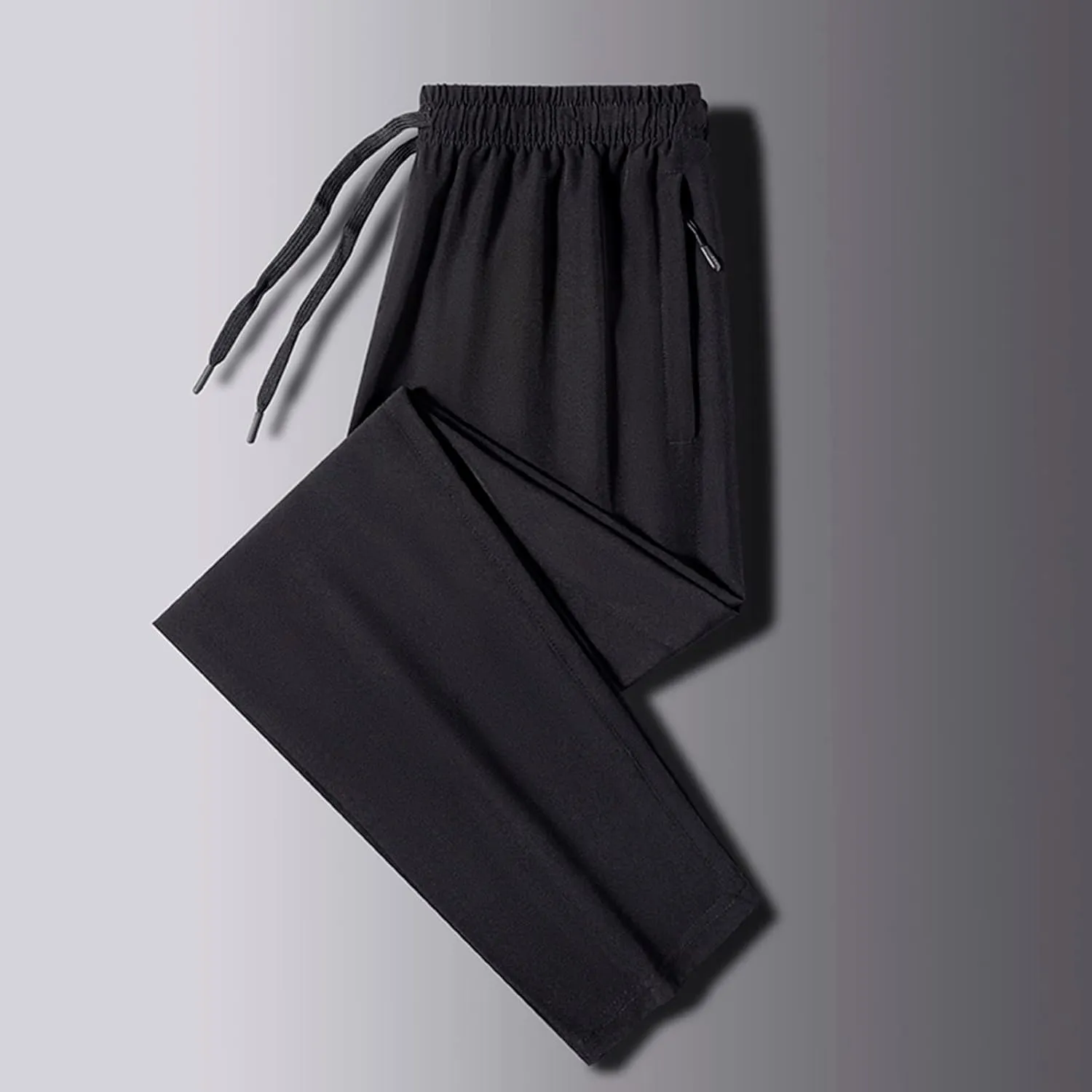 MIDOO Cargo Pants for Men Casual Drawstring Elastic Waist Sweatpants Regular Jogger Pants Loose Workout Trousers Pockets