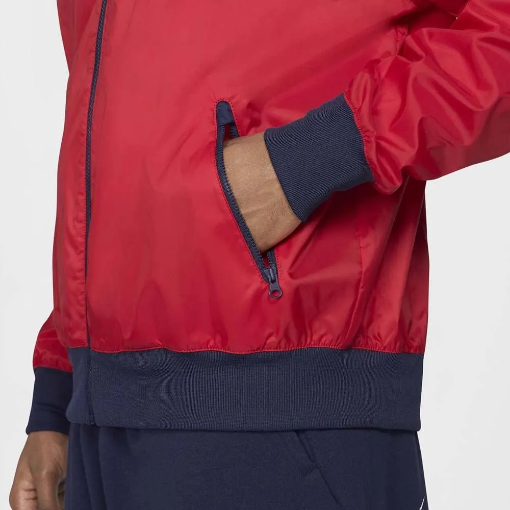 Nike Men's Woven Wind Resistant Hooded Jacket