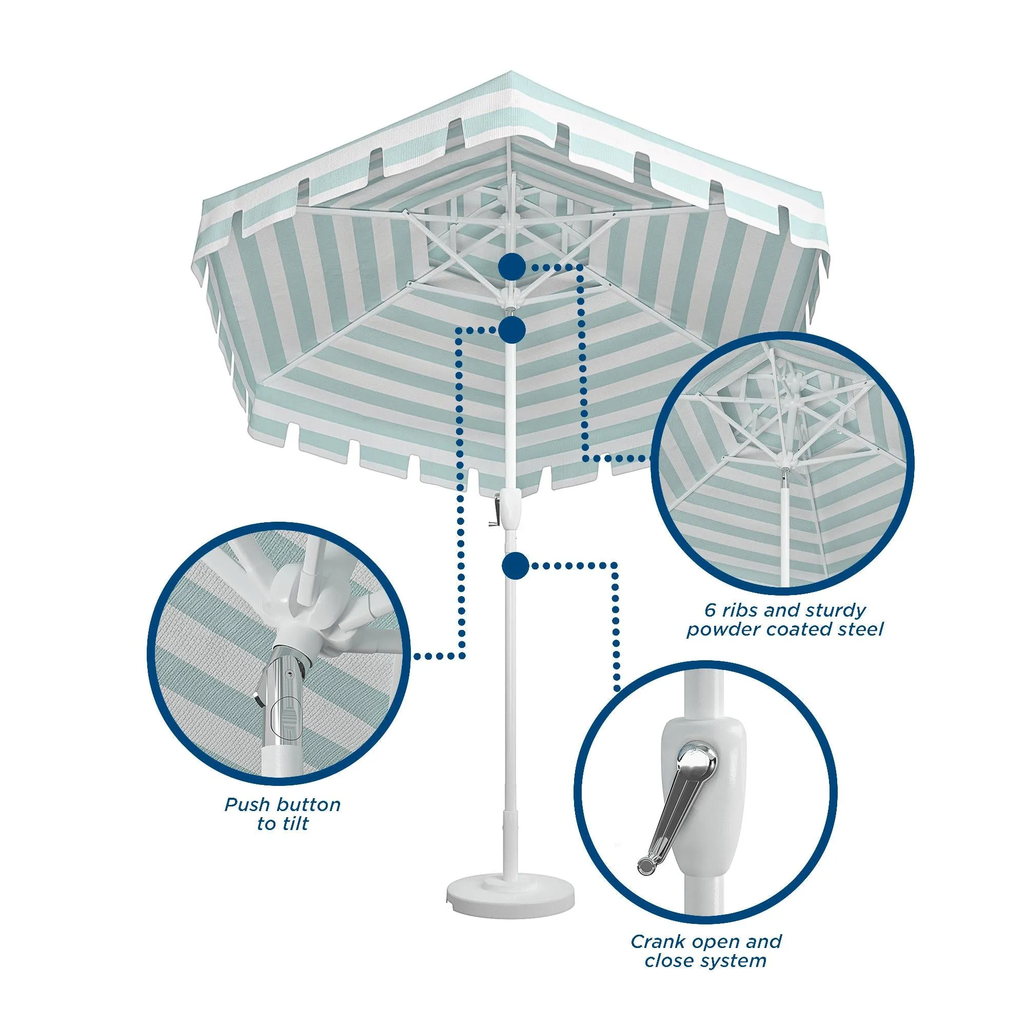 Novogratz Connie Outdoor Umbrella