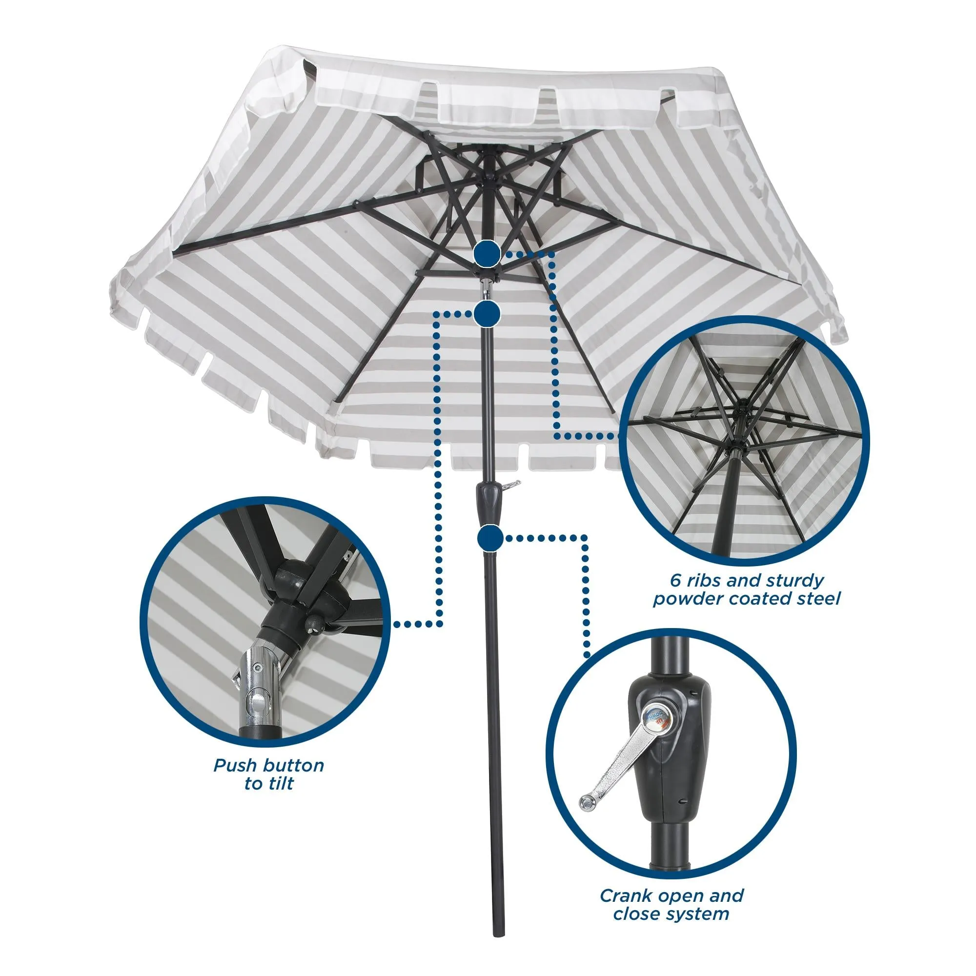 Novogratz Connie Outdoor Umbrella
