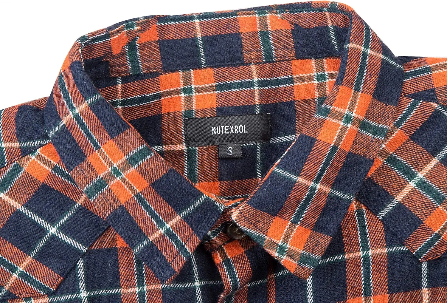 NUTEXROL Men's Casual Flannel Plaid Shirt Sleeveless Plus Size Vest