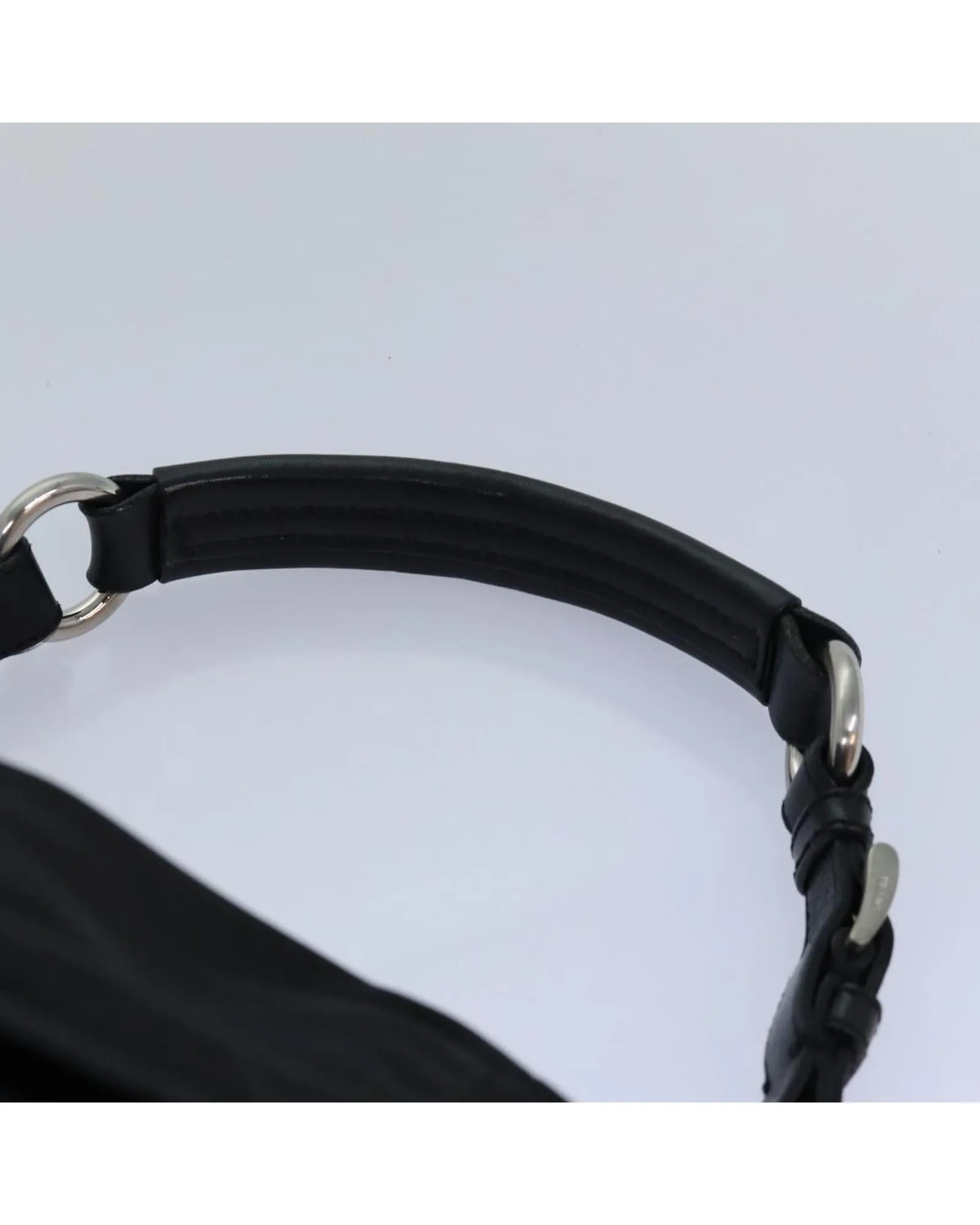 Nylon Backpack with Silver Hardware